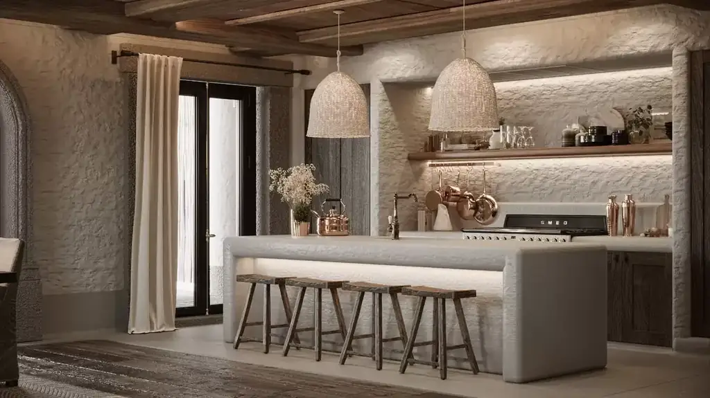 Bodrum Evi - İç Mimari ve Tasarım Projesi (11)