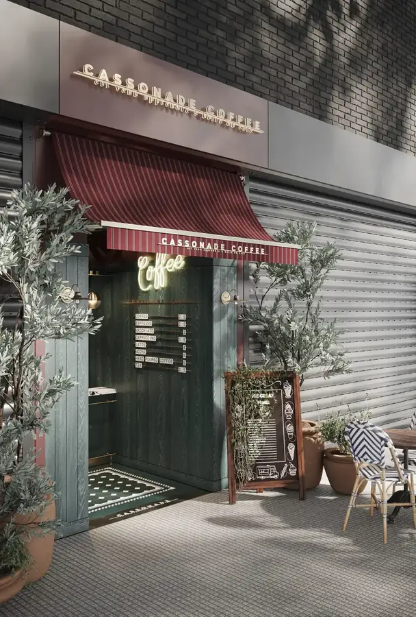 Cassonade Coffee - İç Mimari ve Tasarım Projesi (3)
