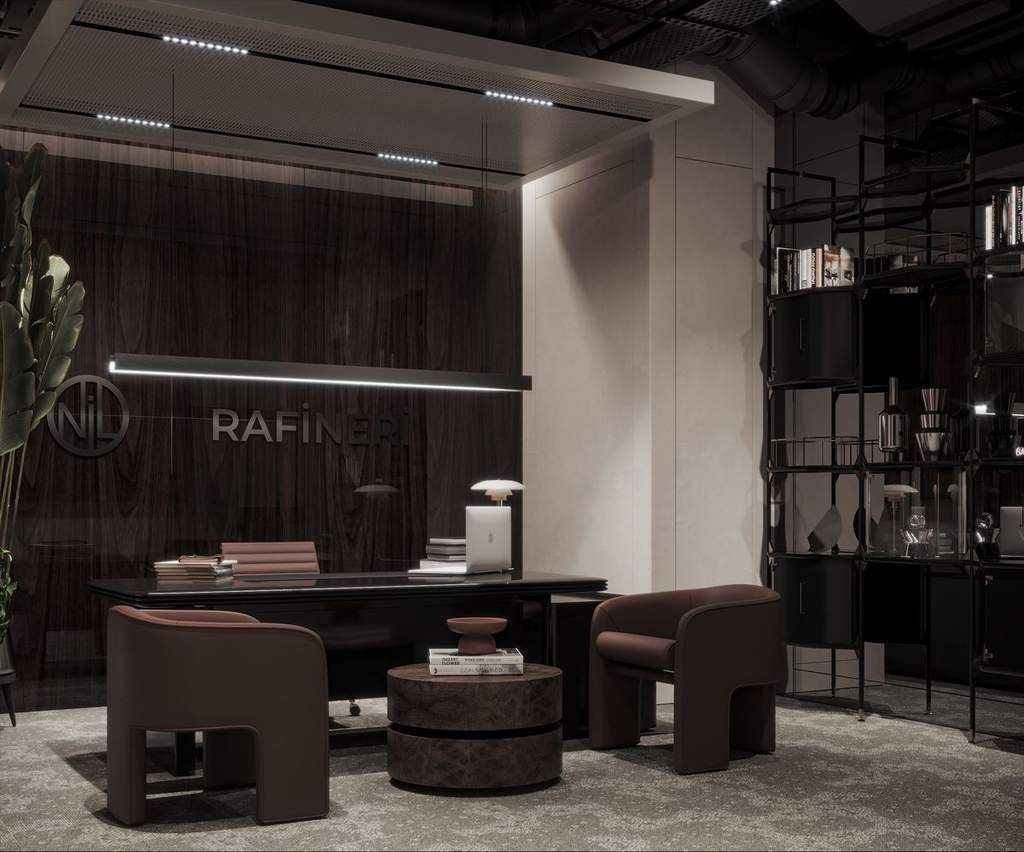 Nil Rafineri Fabrika Ofisi - İç Mimari ve Tasarım Projesi (13)