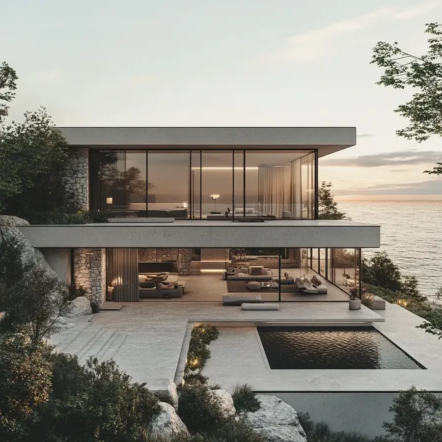 Muğla Villa - İç Mimari ve Tasarım Projesi (4)